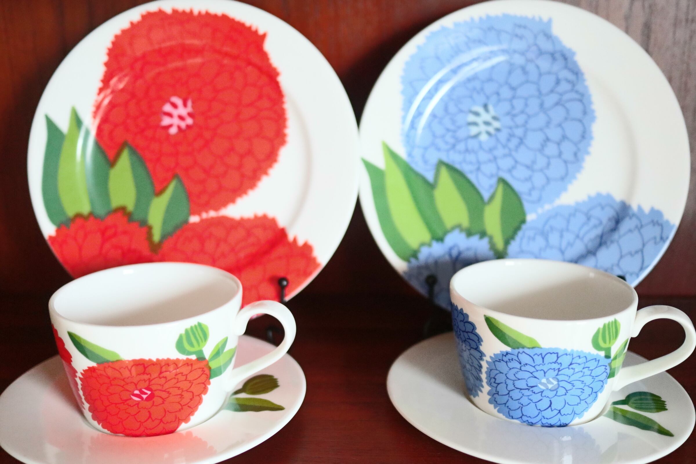 イッタラ×マリメッコ プリマヴェーラ20cm プレート レッド | Kiitos