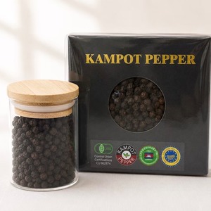 カンポットペッパー 黒胡椒 30g【送料込み】｜有機JAS認証・GI認証 カンボジア産 天日乾燥