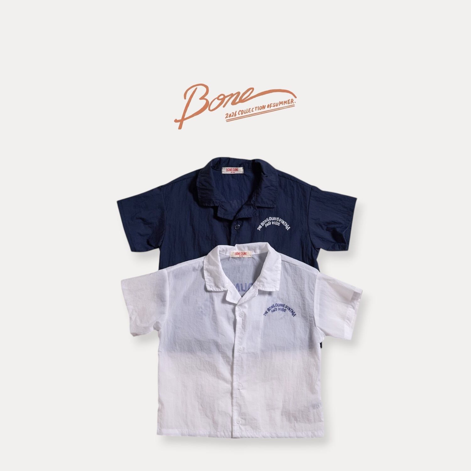 nile vibe shirts【BONEOUNE】※7月中旬〜下旬発送予定