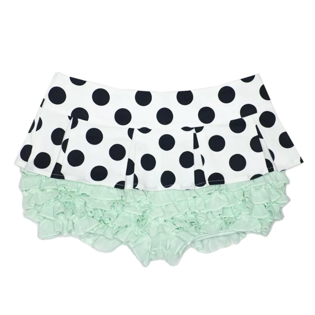 nit alcove ストライプドットセパレート水着 Nit alcove ホワイト トップス nit alcove ストライプドットセパレート