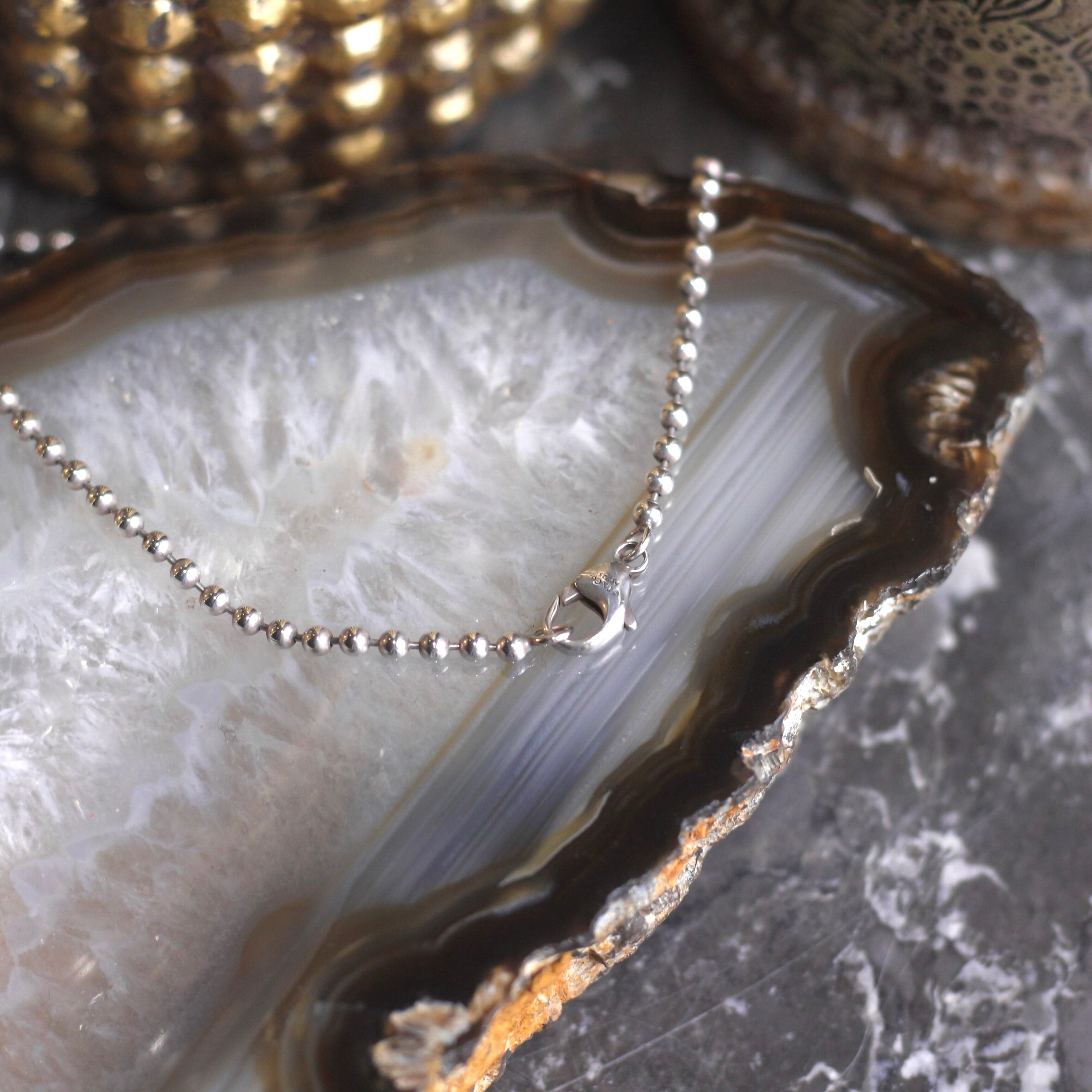 TIFFANY&Co. BALL CHAIN SILVER NECKLACE/ティファニーボールチェーン