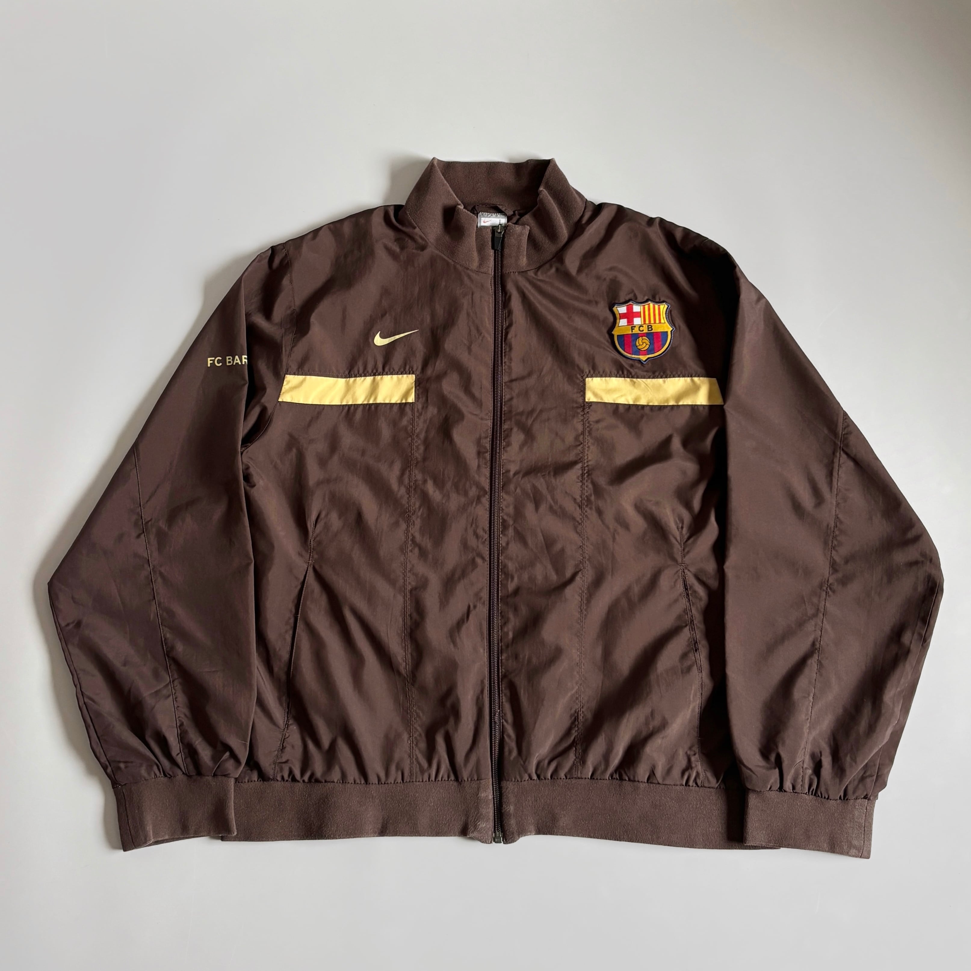 00s NIKE ナイキ FCバルセロナ ロゴ フットボールチーム ポリエステル