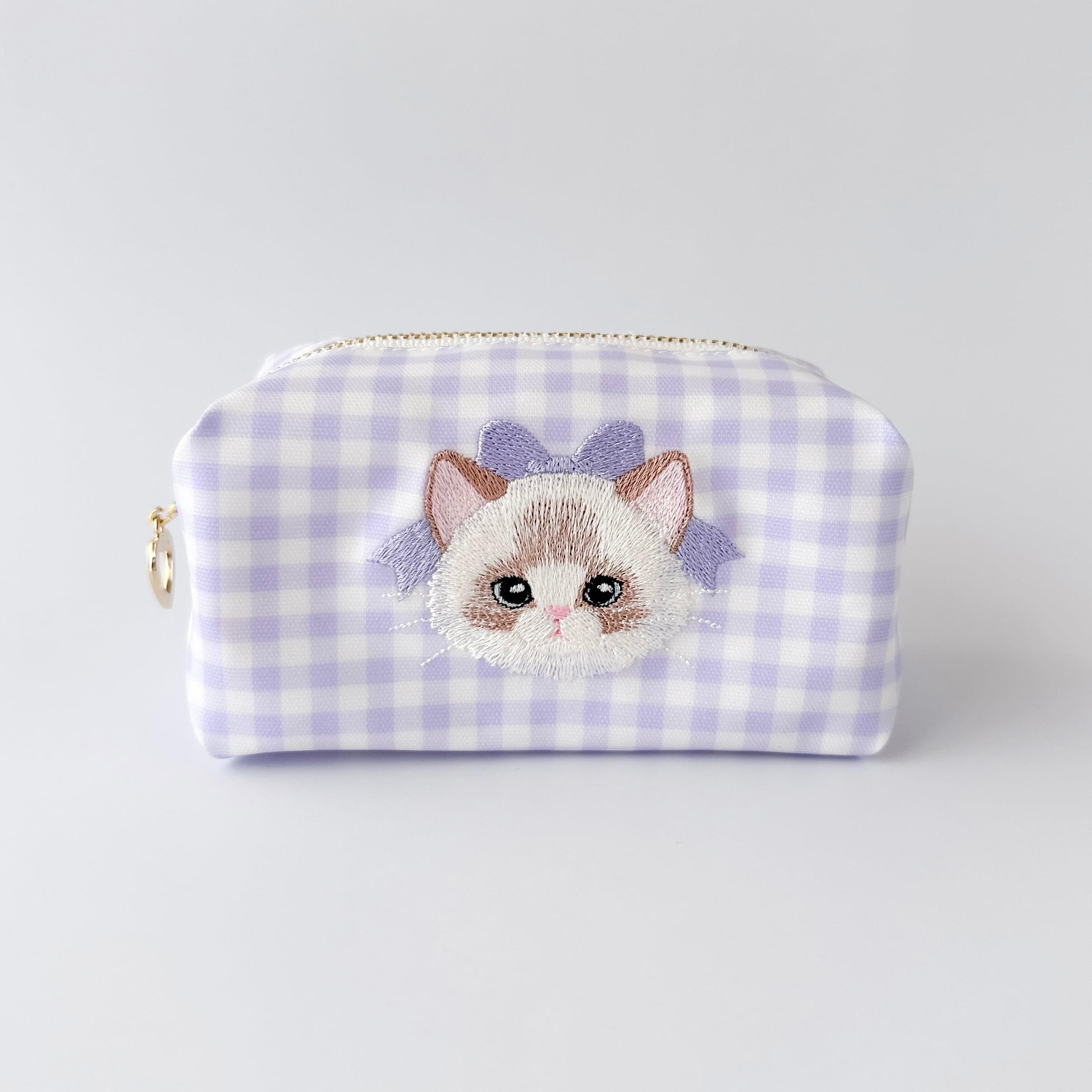 Ragdoll 刺繍キャラメルポーチ | salon de nona