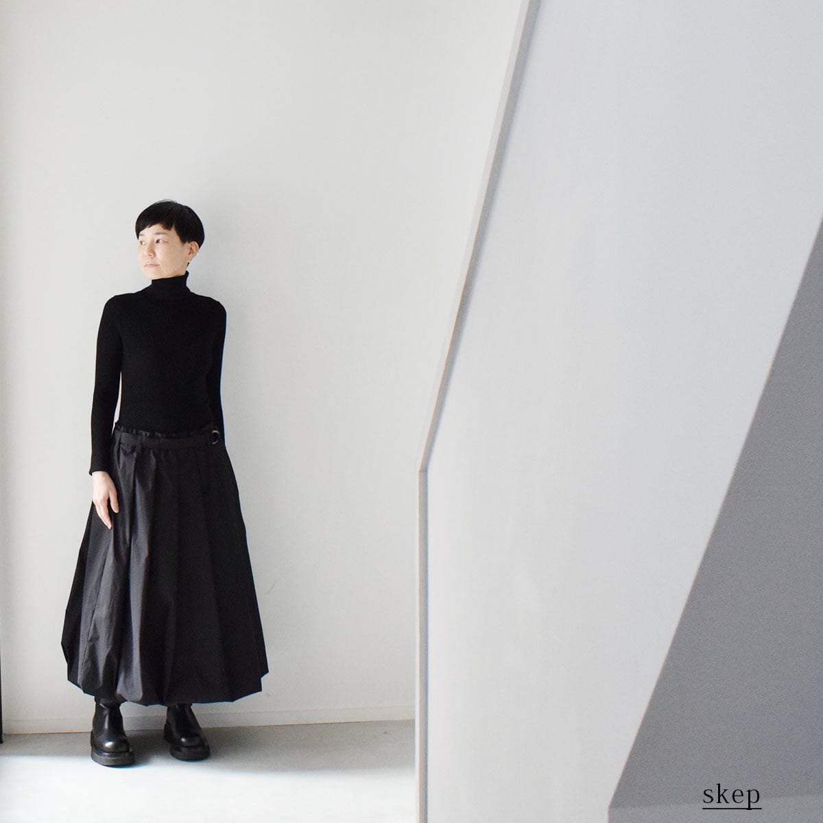 skep バルーンスカート黒L バルーンスカート：黒［SK33STBK］ | skep-online shop