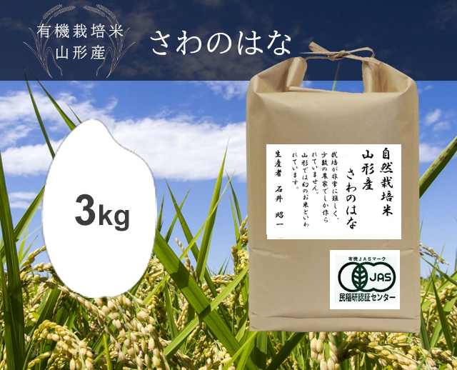 3kg JASさわのはな（山形）