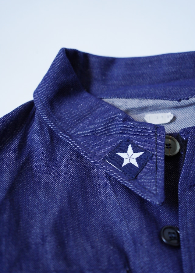 70's Italy army denim short jacket