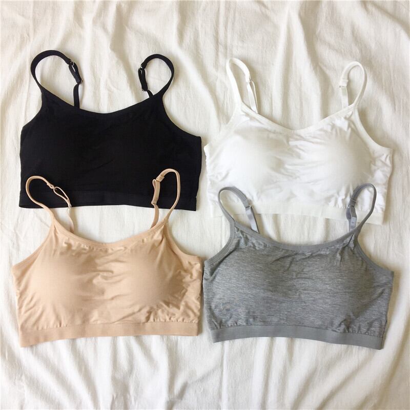 スチールリングなしで集められたアンチフェイルラップチェストレディースシンプルキャミソールショートブラ下着チューブトップタイド クレセントシティ21909597567