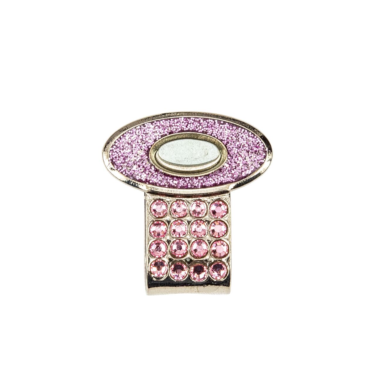 241. Pink Swarovski  Hat Clip