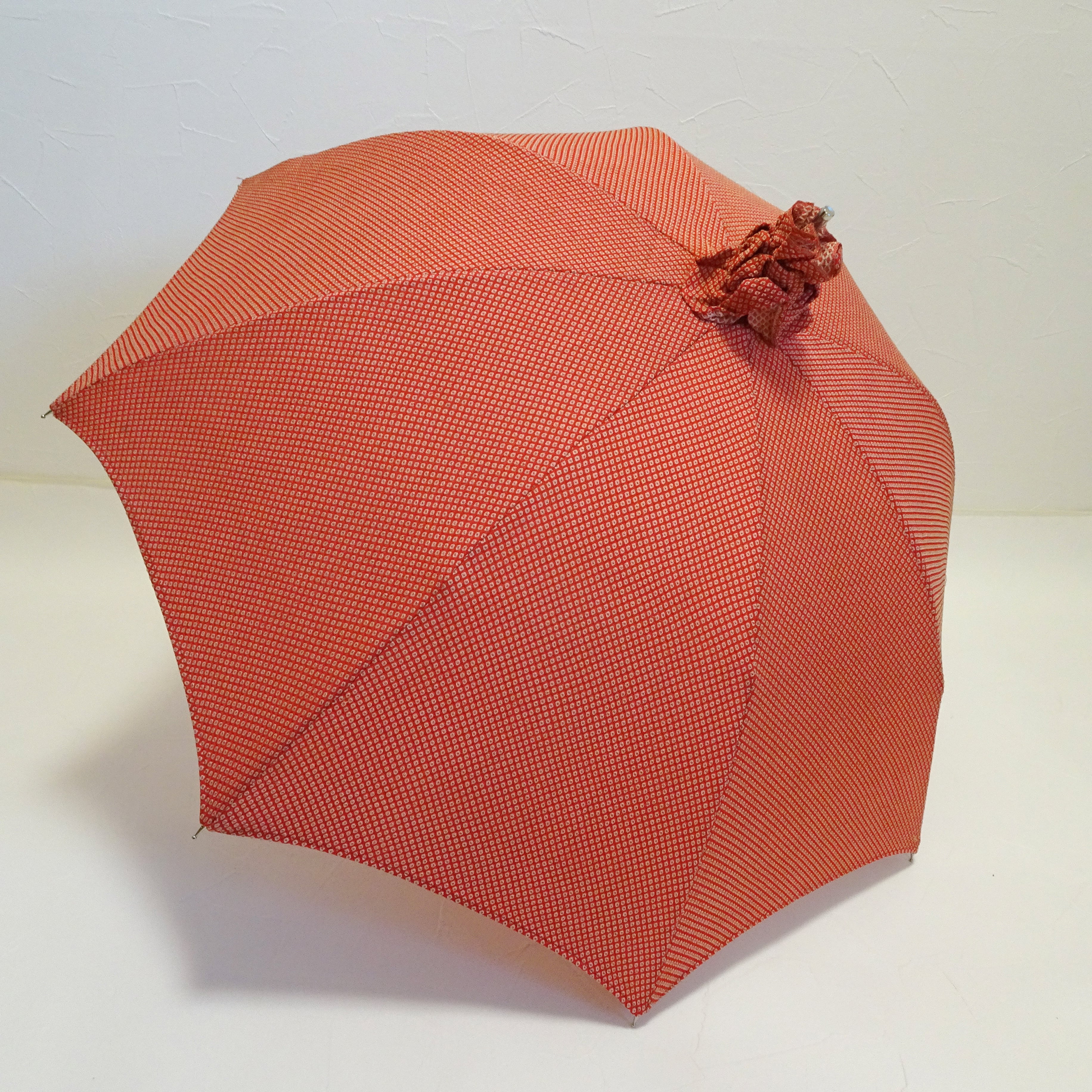大島紬 リメイク日傘 着物 長傘 一本傘 大島紬リメイク【日傘】【Potu