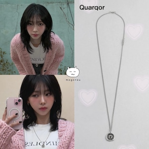 ★AESPA カリナ 着用!!【Quarqor】#5513 NECKLACE