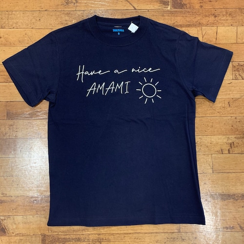 TORTUGAオリジナル　Have a nice amami -SUN- 半袖Tシャツ（NAVY）