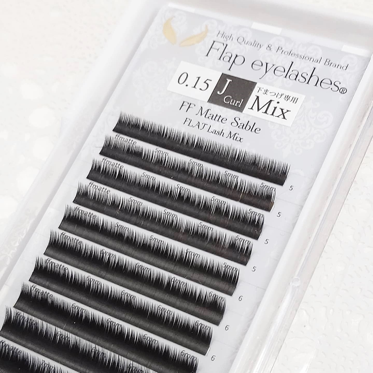 FF MatteSable 下まつげMIX | まつげエクステ商材 FLAP EYELASHES