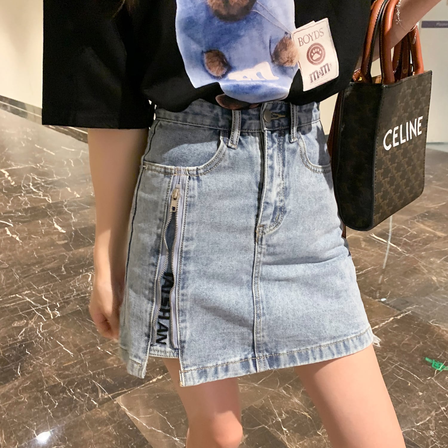 サマースタイルハイウェストスカート Aライン 夏物 6Du_Shop_Women60660646198