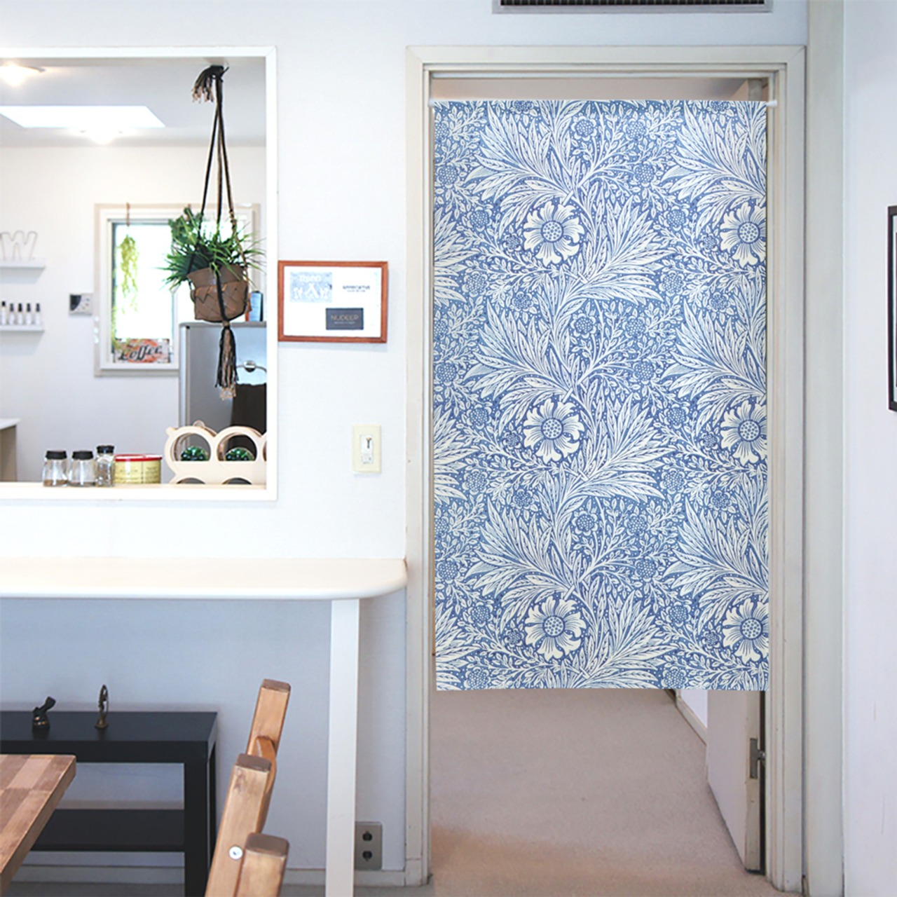 【受注生産】 のれん ウィリアムモリス マリーゴールド