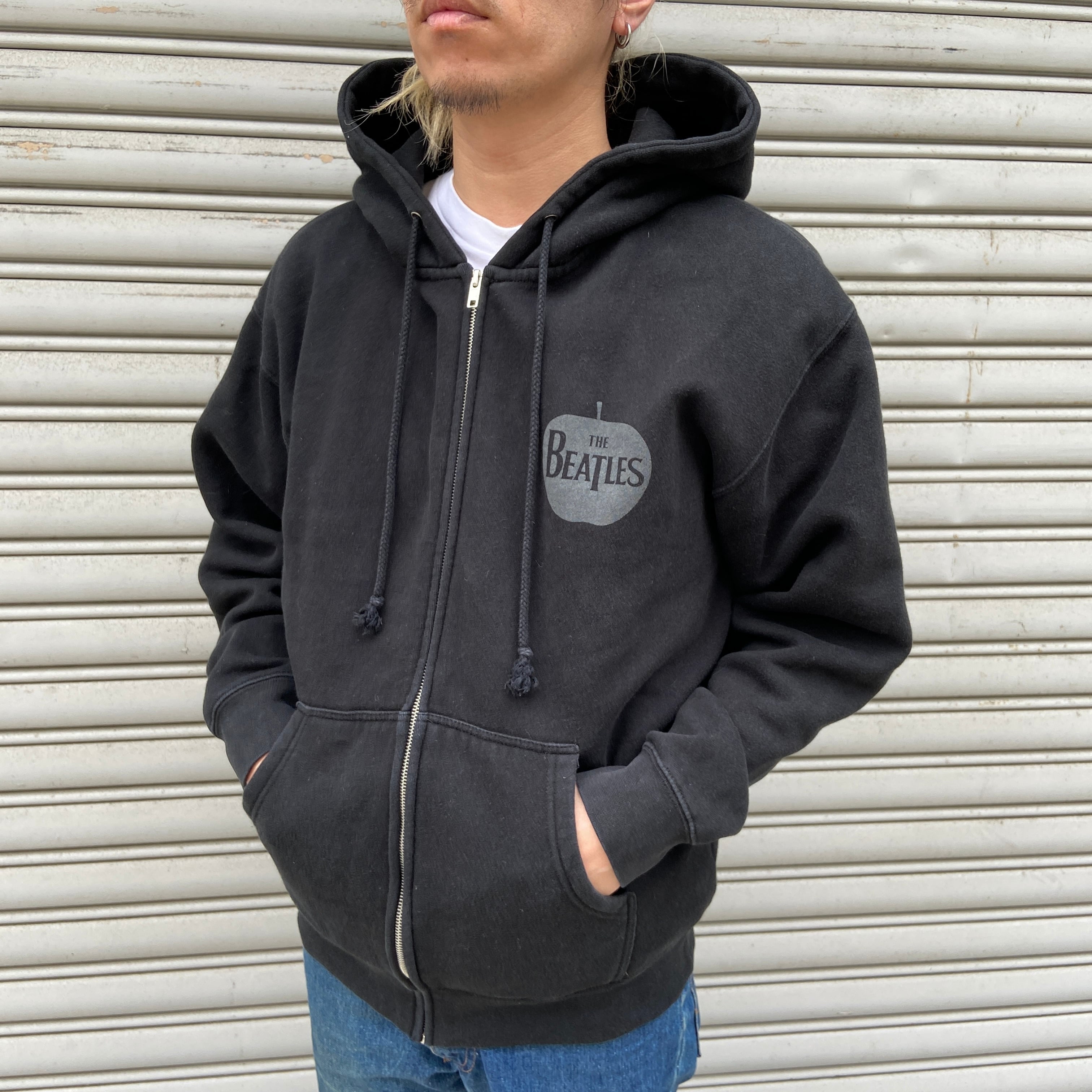 80s 90s carhartt ジップパーカー 裏地サーマル ネイビー M相当 | 古着
