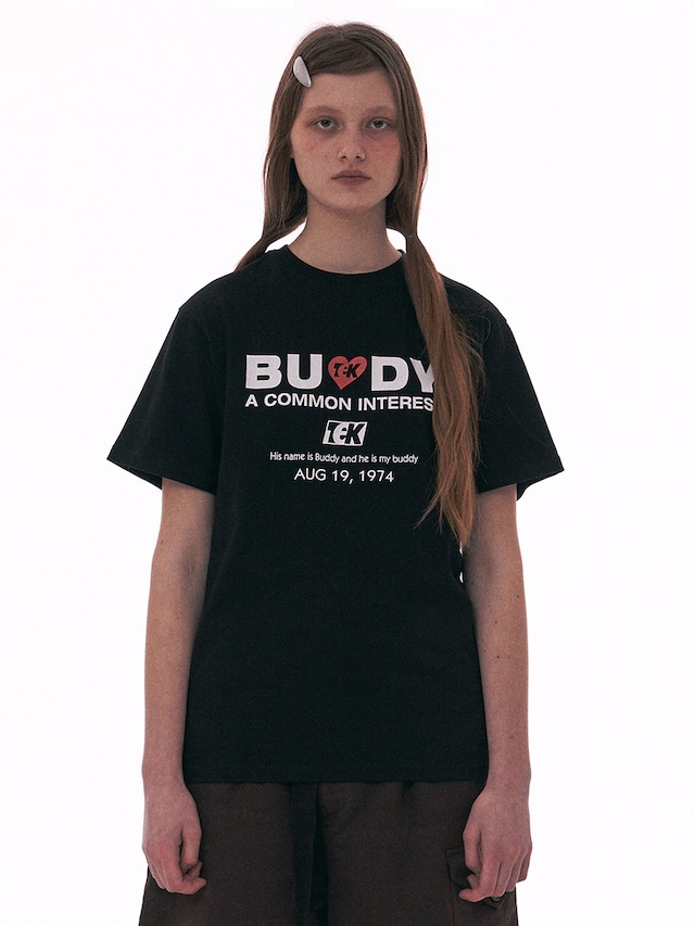 [teket] Buddy Heart Tee Black 正規品 韓国ブランド 韓国ファッション 韓国代行