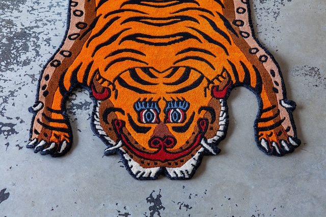 Tibetan Tiger Rug 《Sサイズ•ウール086》チベタンタイガーラグ