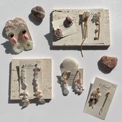 淡水パール×クォーツ ロングピアス / イヤリング / サージカルステンレス