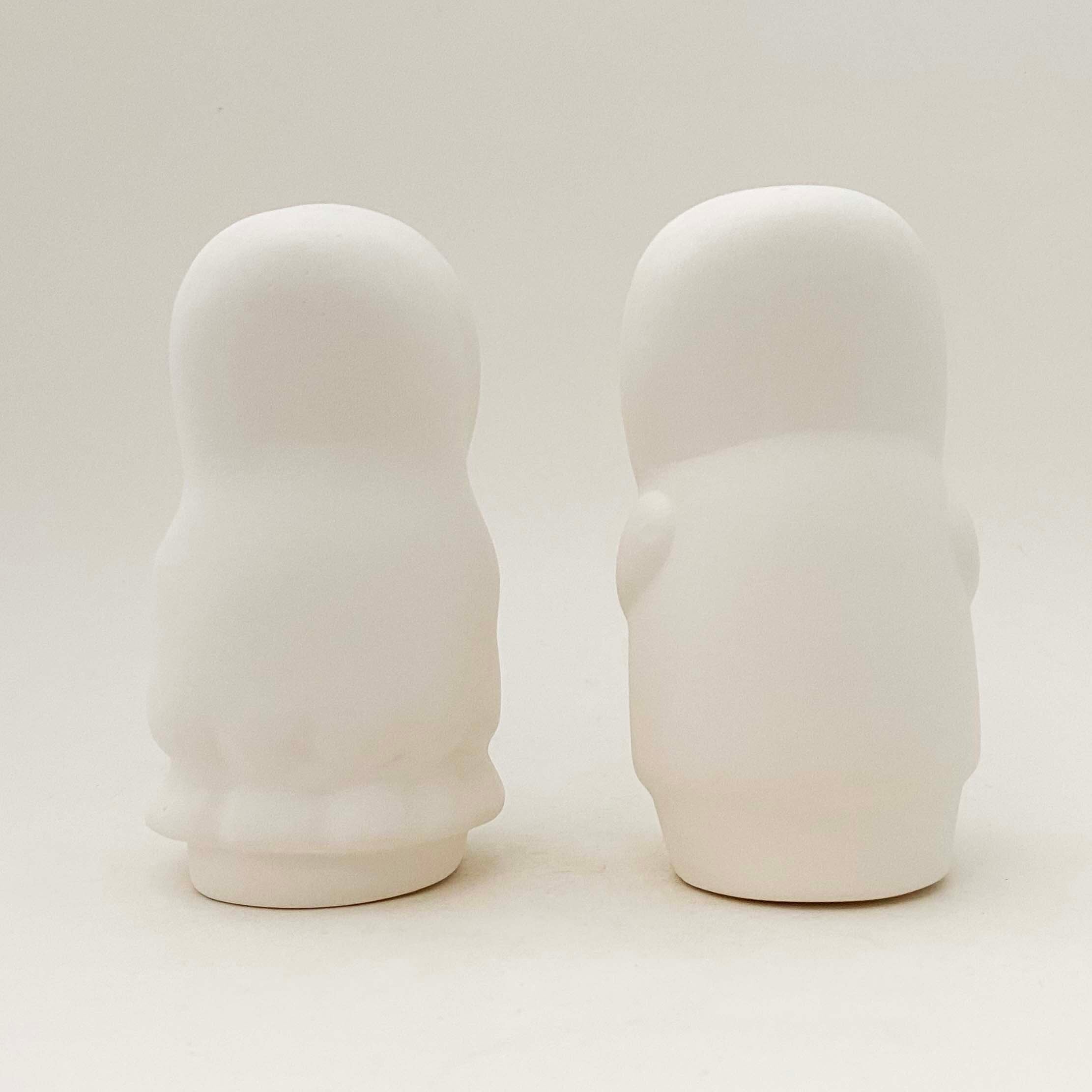 陶器のエスキモーの子供（アラスカ土産）