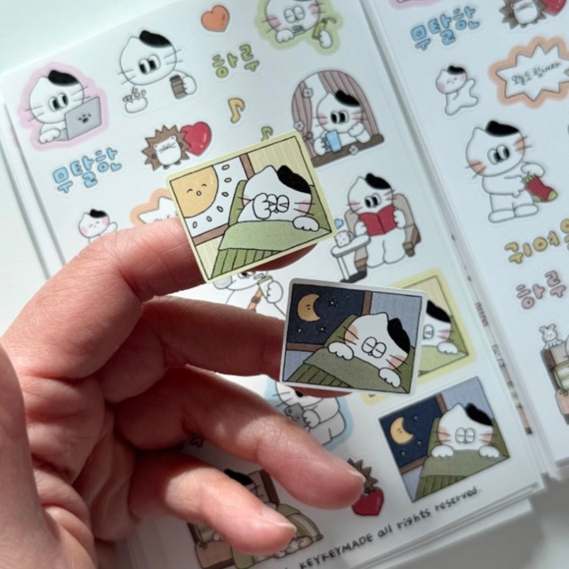 ★予約 KEYKEYMADE 〔sticker -Daily 4種類-〕