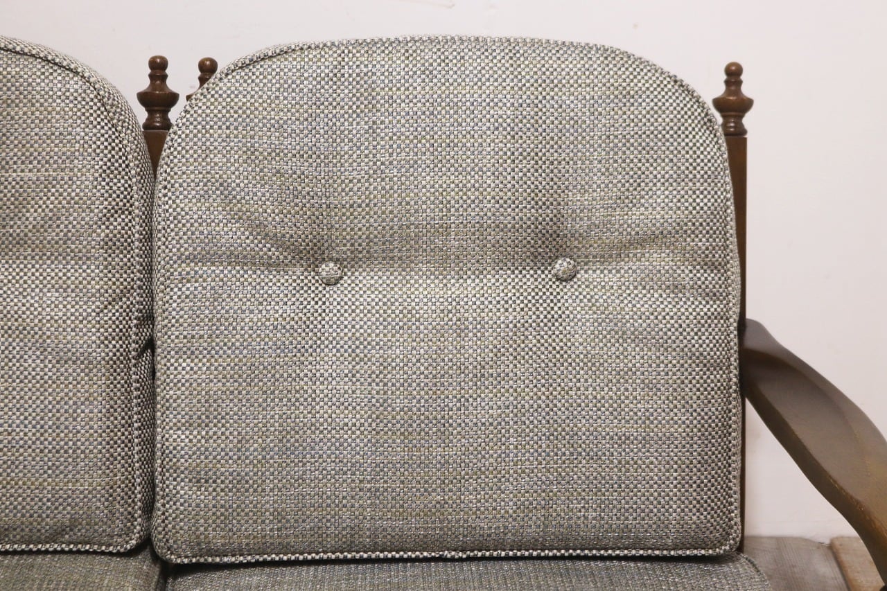 飛騨産業 キツツキ 穂高 オーク材 アーム 3Pソファ 3人掛け セパレート