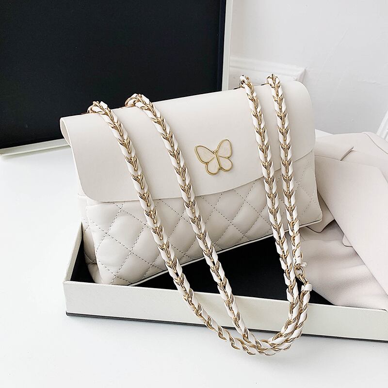 オールマッチスモールバッグメスバッグ2020新しいトレンディなファッションチェーンワンショルダーアンダーアームバッグネットセレブクロスボディロンバススモールスクエアバッグ 手作りハンドバック42145496672