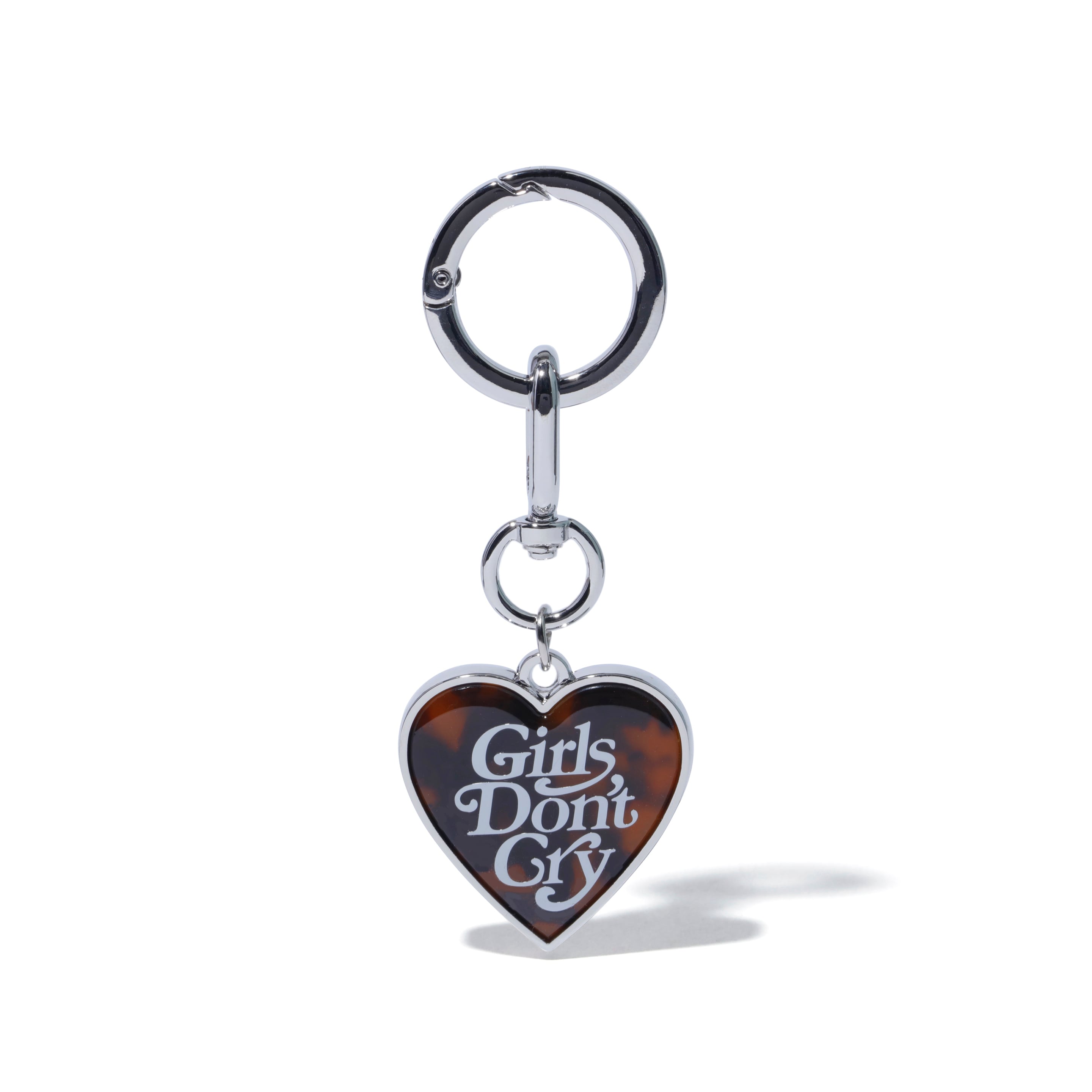 GIRLS DON'T CRY TORTOISESHELL PATTERN KEYRING | VERDY'S GIFT SHOP