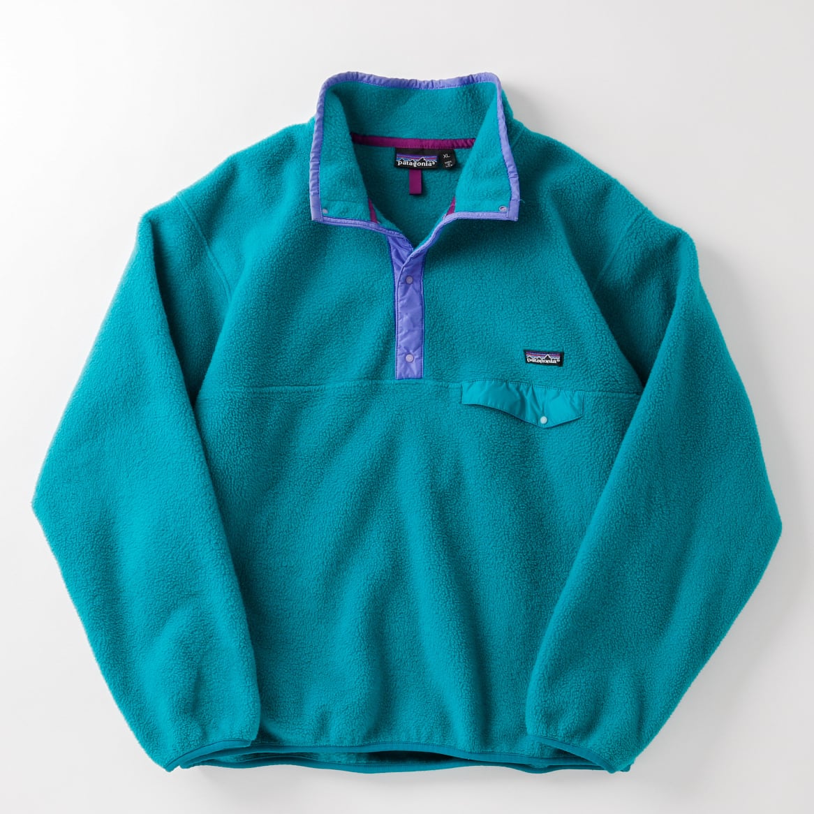 極美品】90s Patagonia fleece jacket SYNCHILLA SNAP-T red  