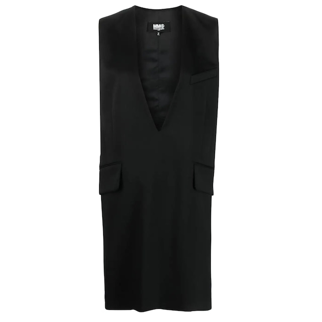 MM6　ＶNECK DRESS　BLACK