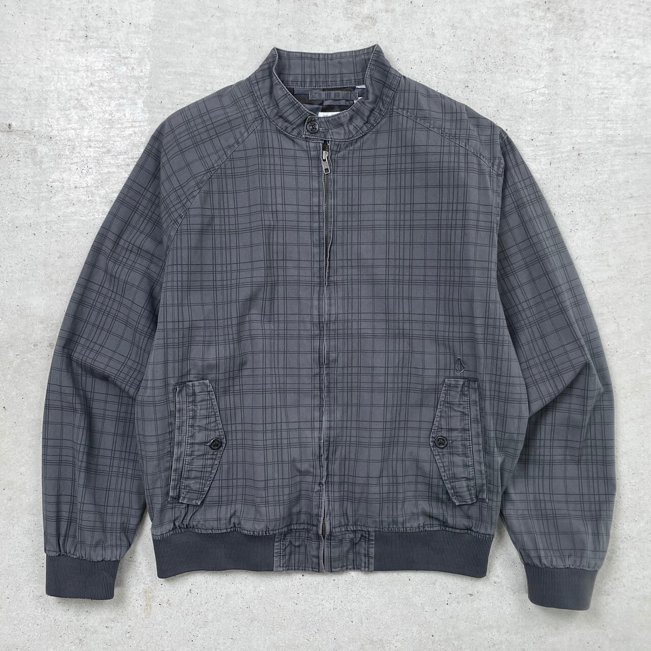 00年代 Volcom Stone ヴォルコム スイングトップ ハリントンジャケット