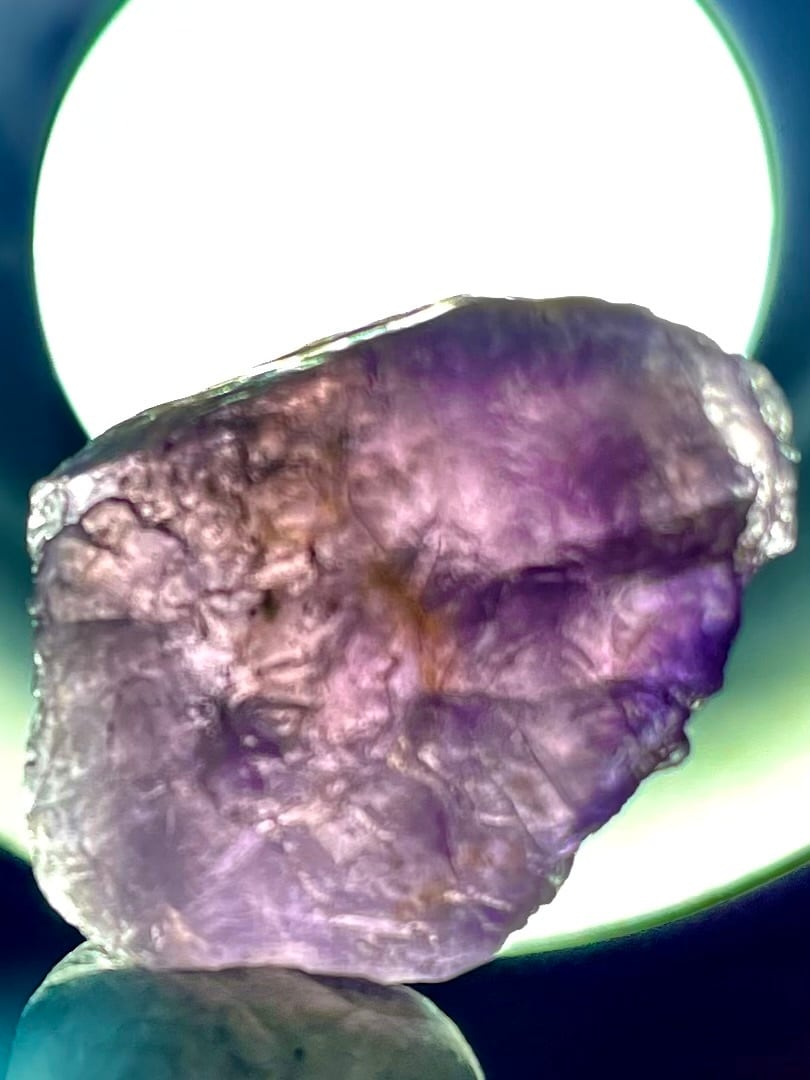 6) 「マリアライト」パープル・スキャポライト原石