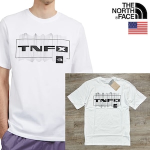 The North Face COORDINATES TEE ノースフェイス USAモデル メンズ ロゴ Tシャツ 【9600971239-wht】