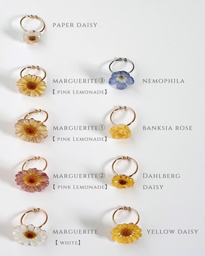 real flower ring「banksia rose 」【1点限定】