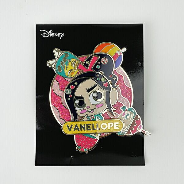 ディズニー シュガーラッシュ ヴァネロペ コレクションピンバッジ