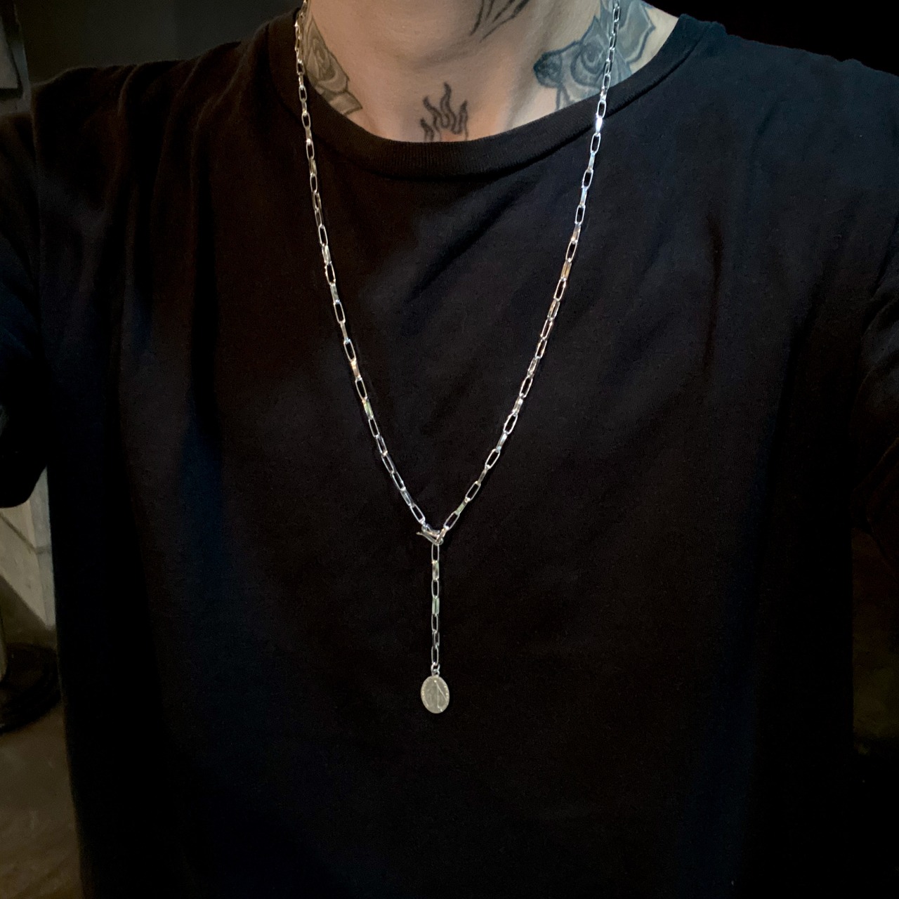 CHAIN NECKLACE Y [MEDAL] / メダイYネックレス