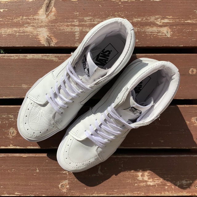 VANS SK8-HI LEATHER ヴァンズ スケート ハイ レザー W638 | reshoe