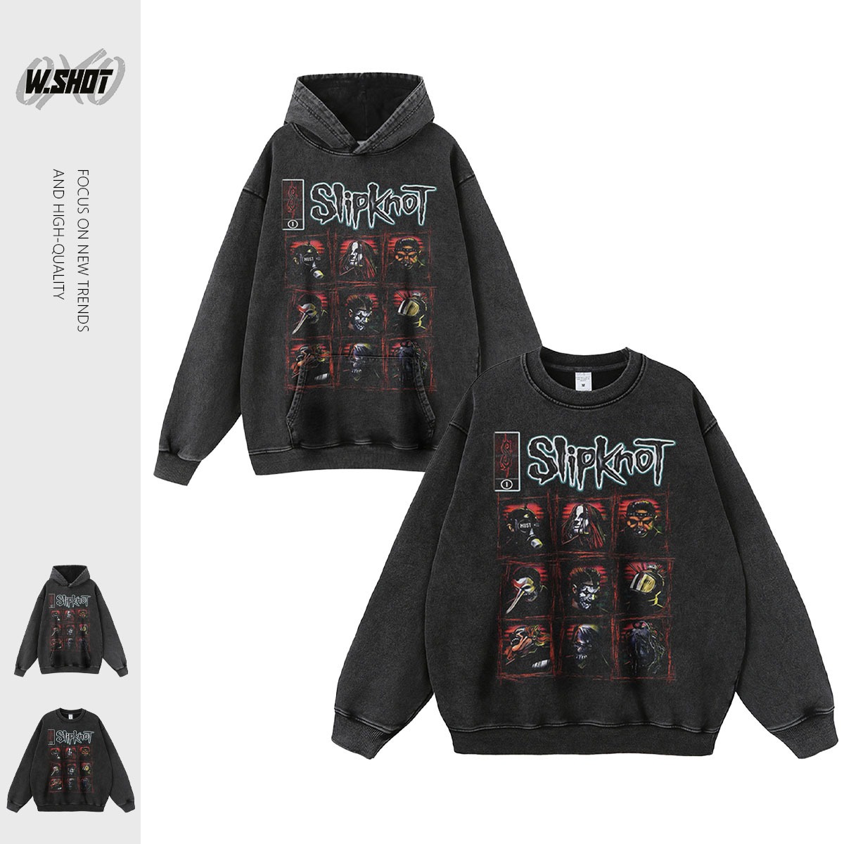 VINTAGE ストリート Slipknotバンド パーカー/スウェット T1424 | wshot