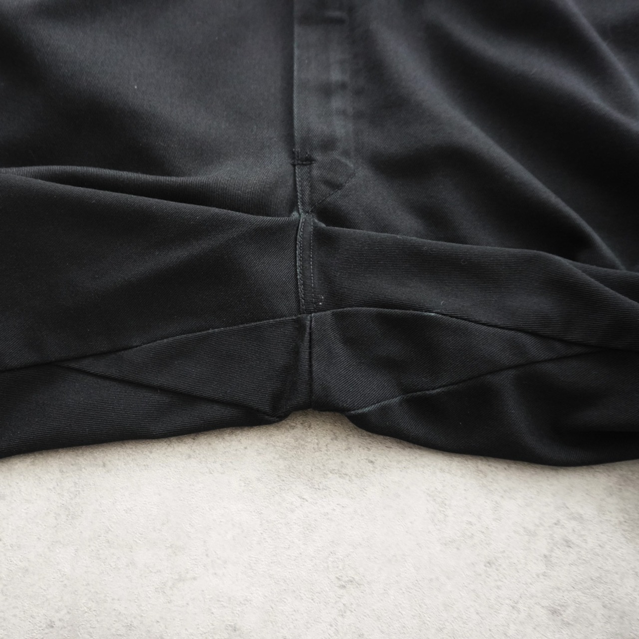 80s Dickies 874 work pants "made in USA" black [W35L26相当] 古着 - 8