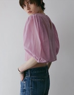 MANOF SHEER GATHER BLOUSE
