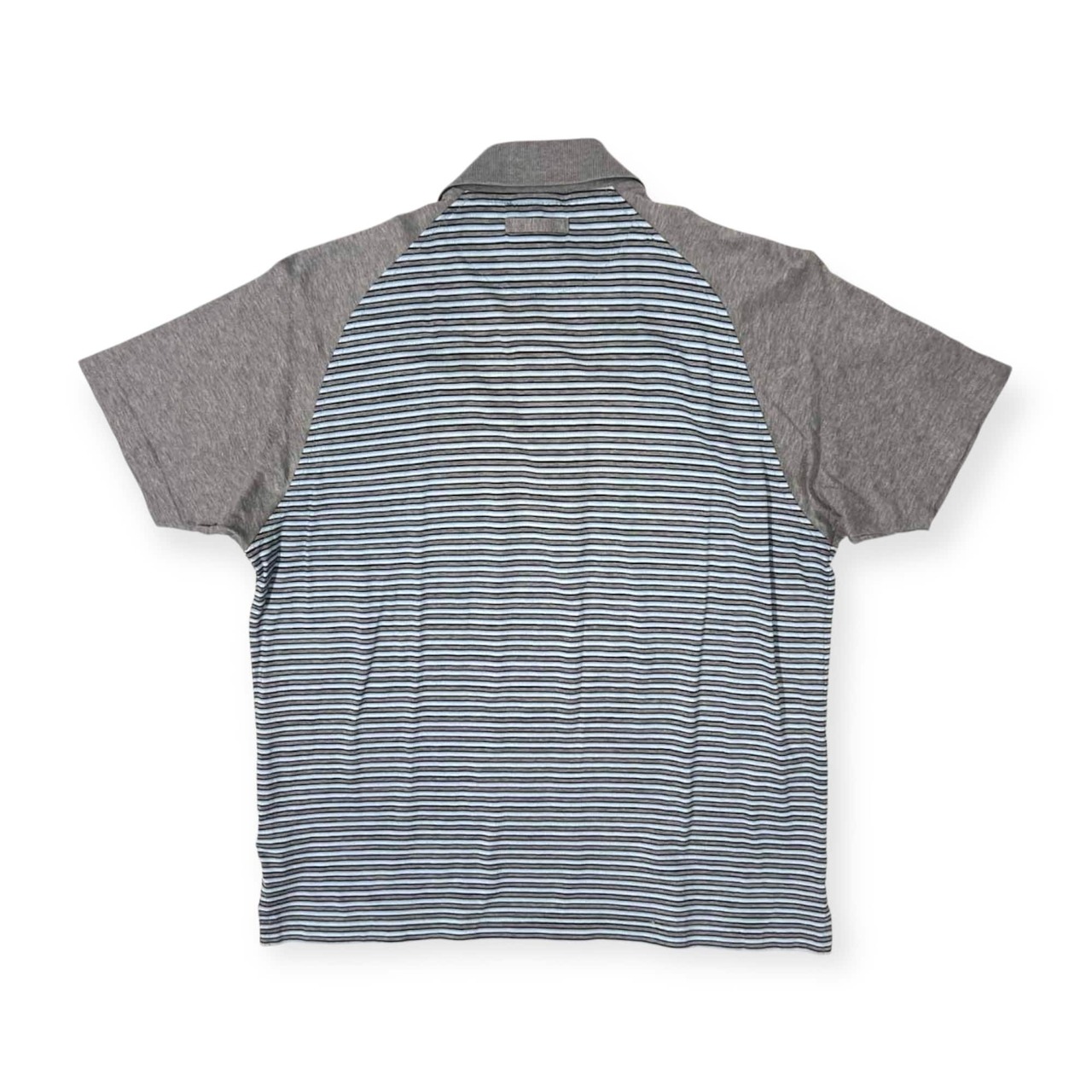 dunhill ダンヒル ラグラン ボーダー 半袖 ポロシャツ S /ENGINEERED FIT