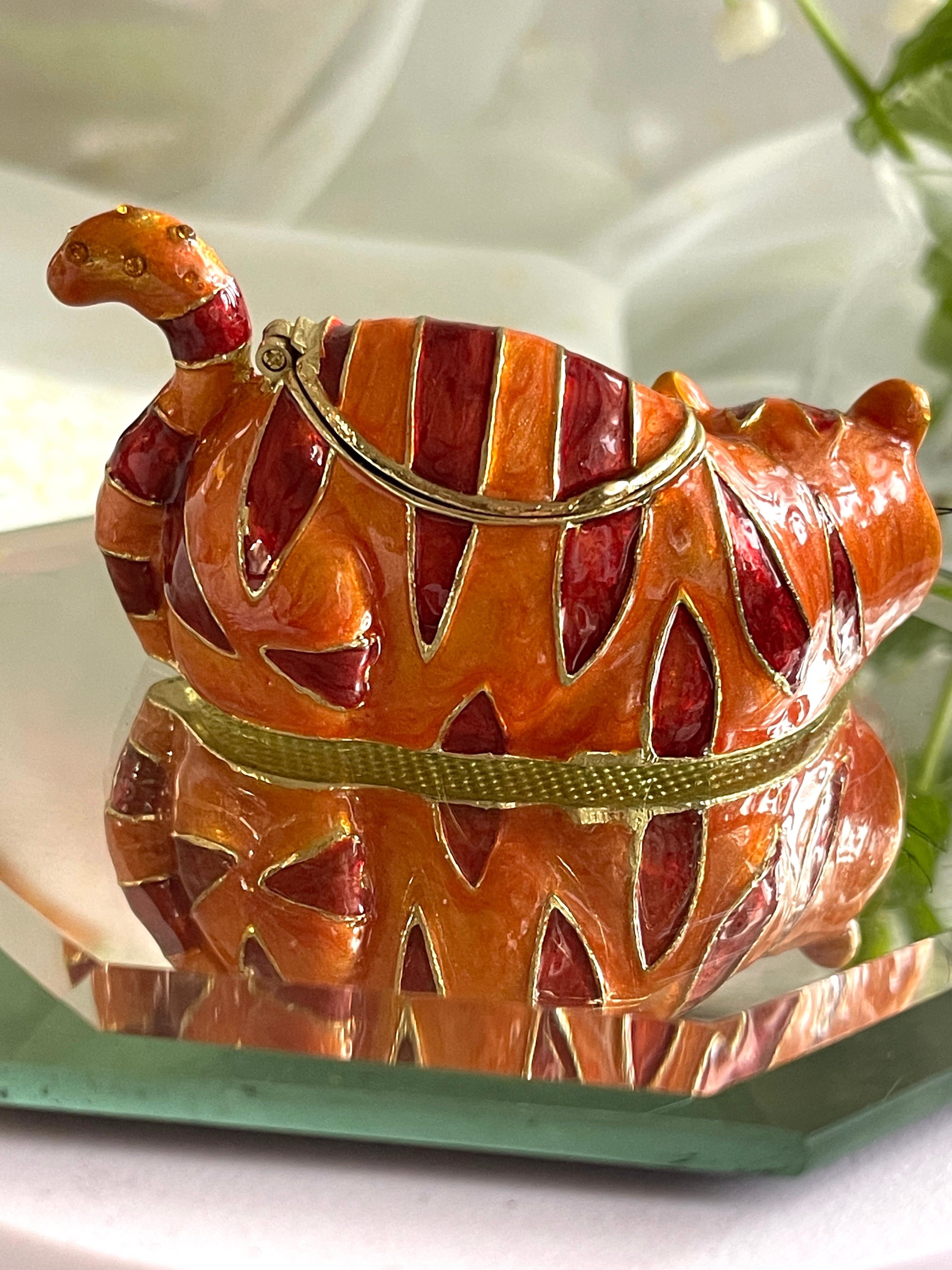 ◇送料込◇チェシャ猫②◇ネックレス付きエナメルBOX◇シークレット