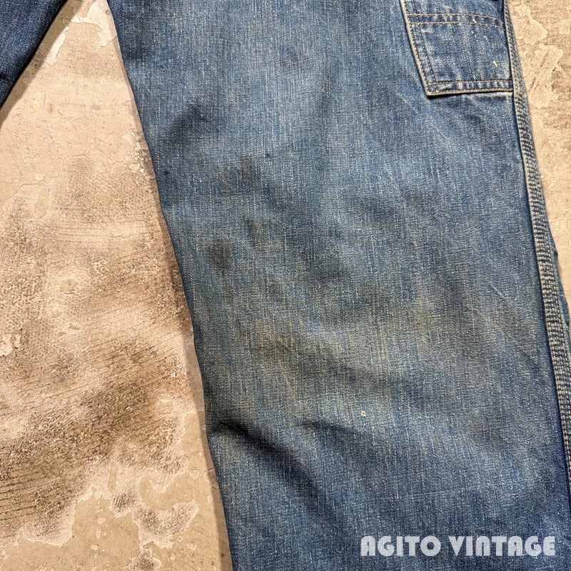 60's~ Lee 191Z リー デニムペインターパンツ 黒タグ 42TALON ペンキ