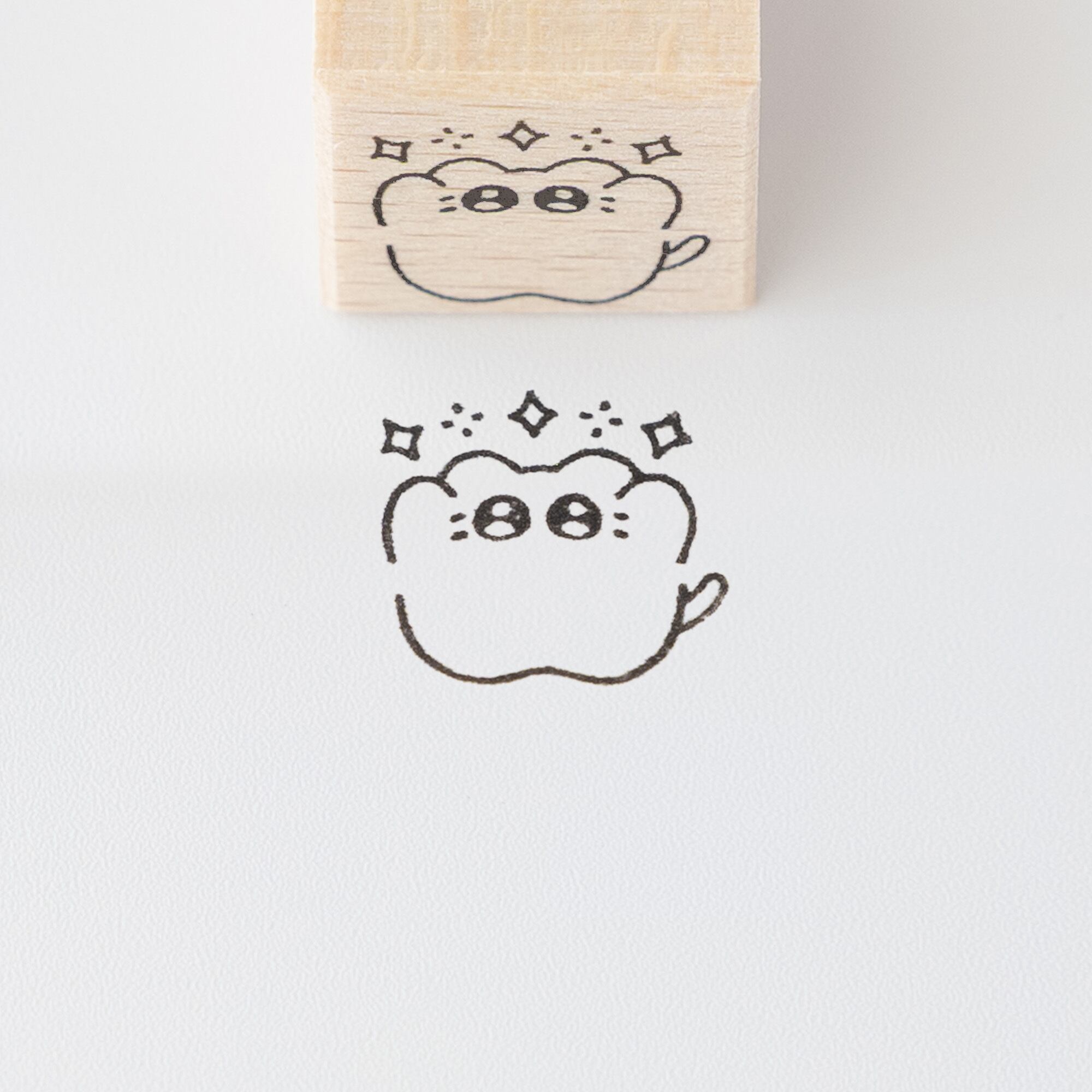 【きもちのはんこ】キラキラなきもち_ねこ | はんこ