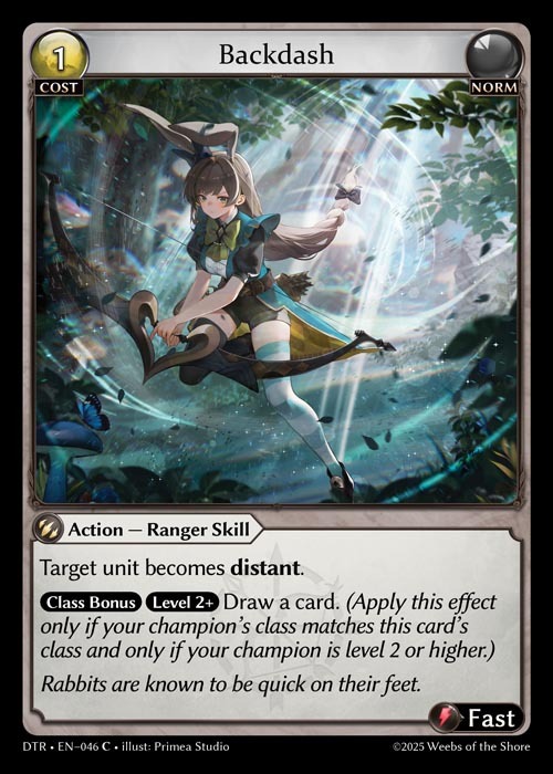 【DTR】：Backdash / DTR-046