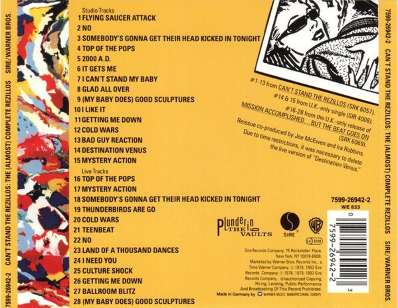 THE REZILLOS/CAN
