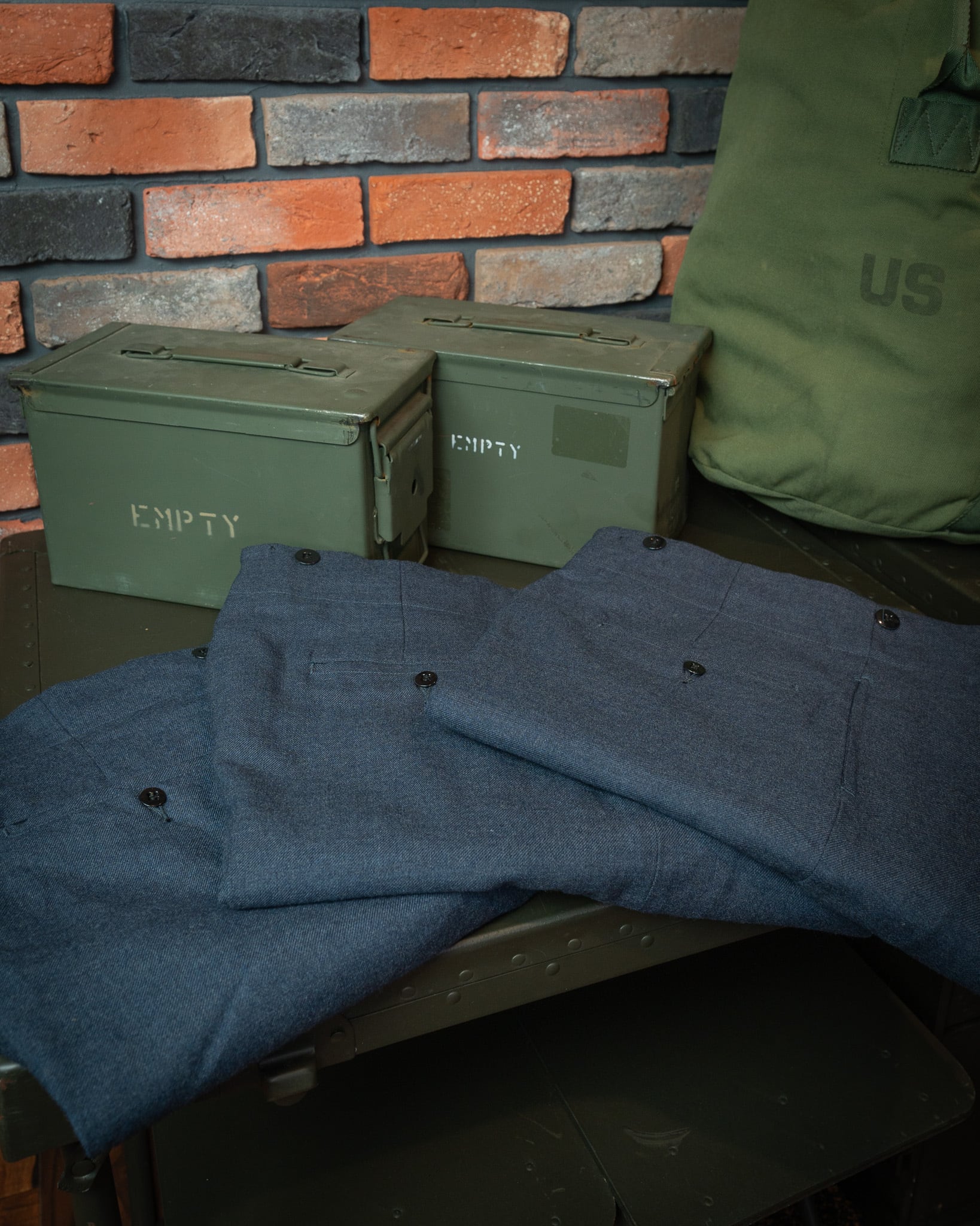 DEADSTOCK】50's Royal Canadian Air Force Wool Trousers 実物 RCAF