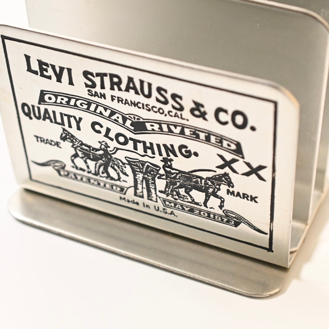 70's Vintage Levi Strauss Napkin Holder | Button Works Store