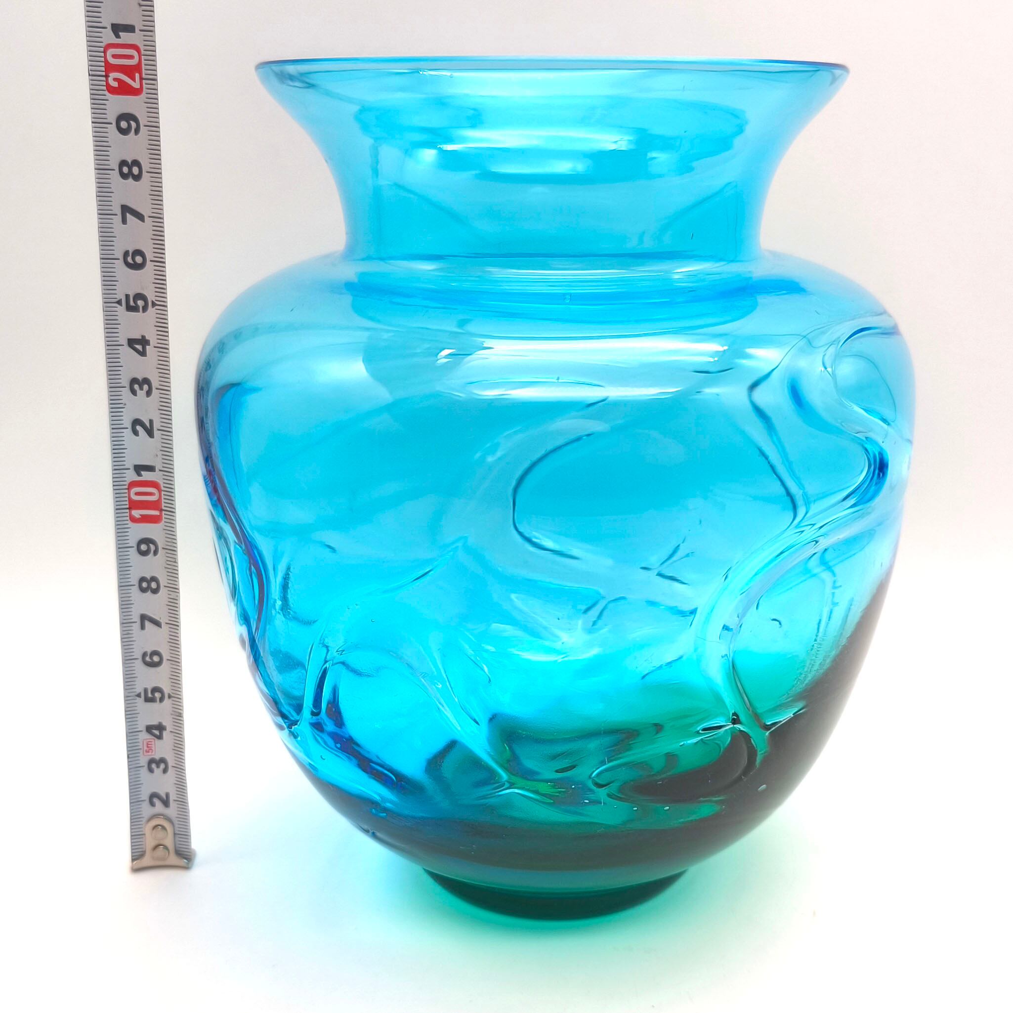 KAMEI GLASS(カメイガラス)・フラワーベース・昭和レトロ