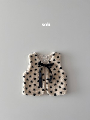 SO U［取寄］heart dumble vest 26winter