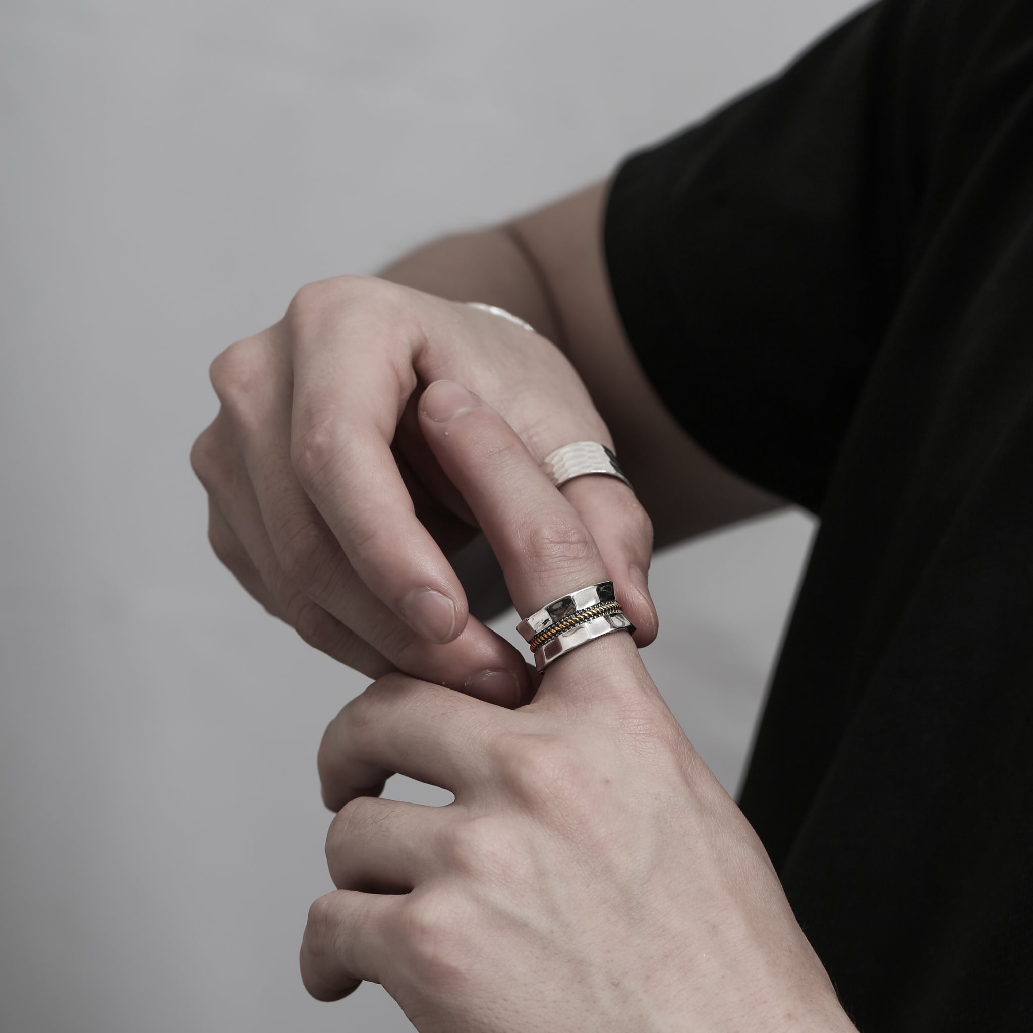 S925 Indian LinoRing / B&C